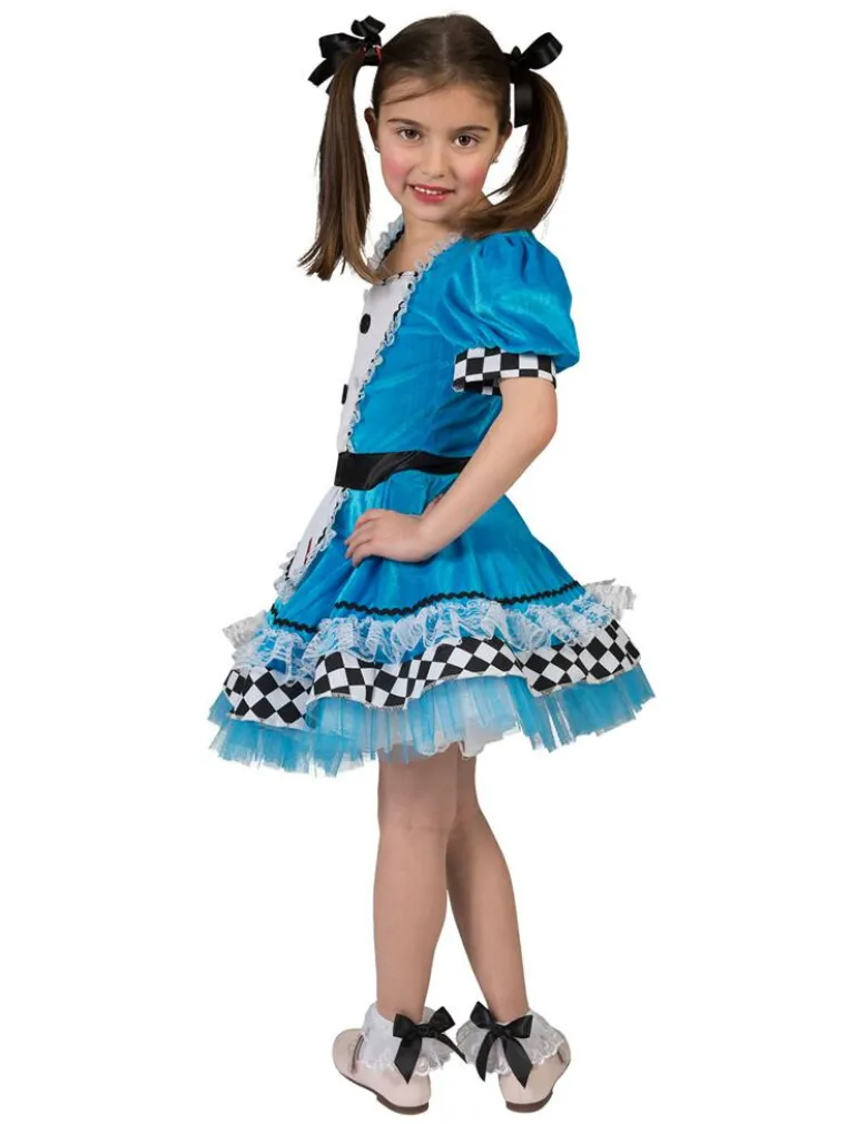 Kinderkostuum Jurk Alice in Wonderland Meisje - Maat 152