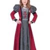 Kinderkostuum Jurk Jonkvrouw Lady Red - Maat 152