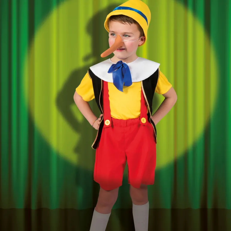 Kinderkostuum Pinocchio - Maat 128