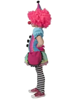 Kinderkostuum Rainbow Clown Meisje - Maat 128