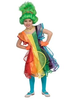 Kinderkostuum Regenboog Prinsessenjurk - Maat 116