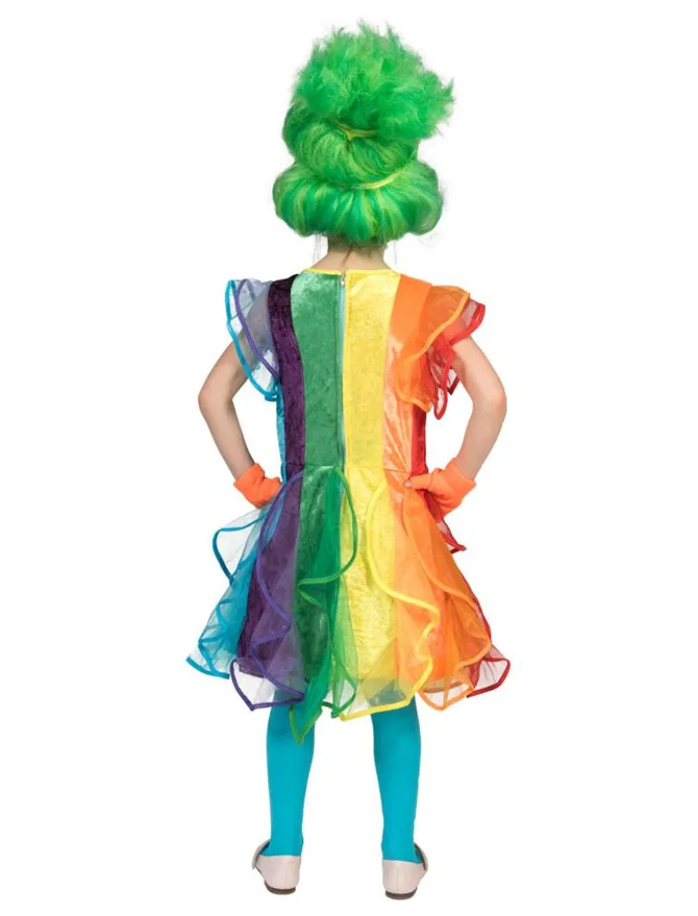 Kinderkostuum Regenboog Prinsessenjurk - Maat 128