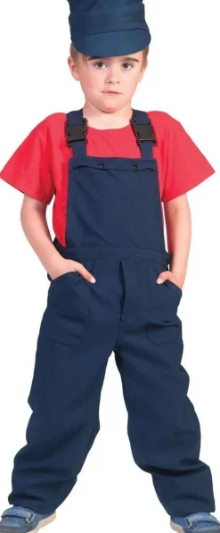 Kinderkostuum Salopet Blauw - Maat 116