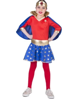 Kinderkostuum Super Girl - Maat 128