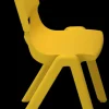Kinderstoeltje 30 cm geel