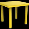Kindertafel 62x62x56 cm geel