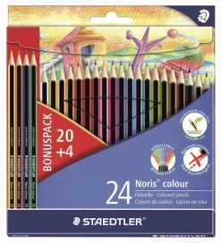 Kleurpotloden Noris 20 + 4 gratis