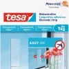 Klevende strips transparant glas