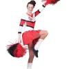 Kostuum Cheerleader Cherry - Maat 36/38