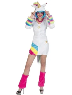 Kostuum Eenhoorn Jurk Rainbow - Maat 36/38