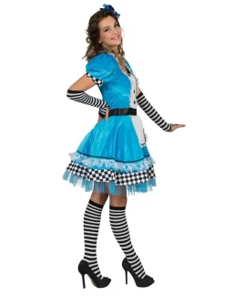 Kostuum Jurk Alice in Wonderland Vrouw - Maat 36/38