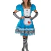 Kostuum Jurk Alice in Wonderland Vrouw - Maat 40/42