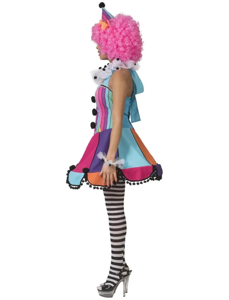 Kostuum Rainbow Clown - Maat 36/38
