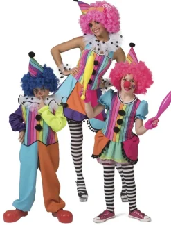 Kostuum Rainbow Clown  - Maat 40/42