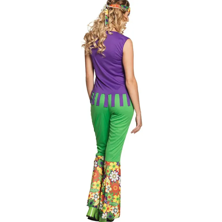 Kostuum Woodstock Hippie Vrouw - M