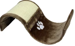 Krabplank wave bruin 55 x 28 x 18 cm