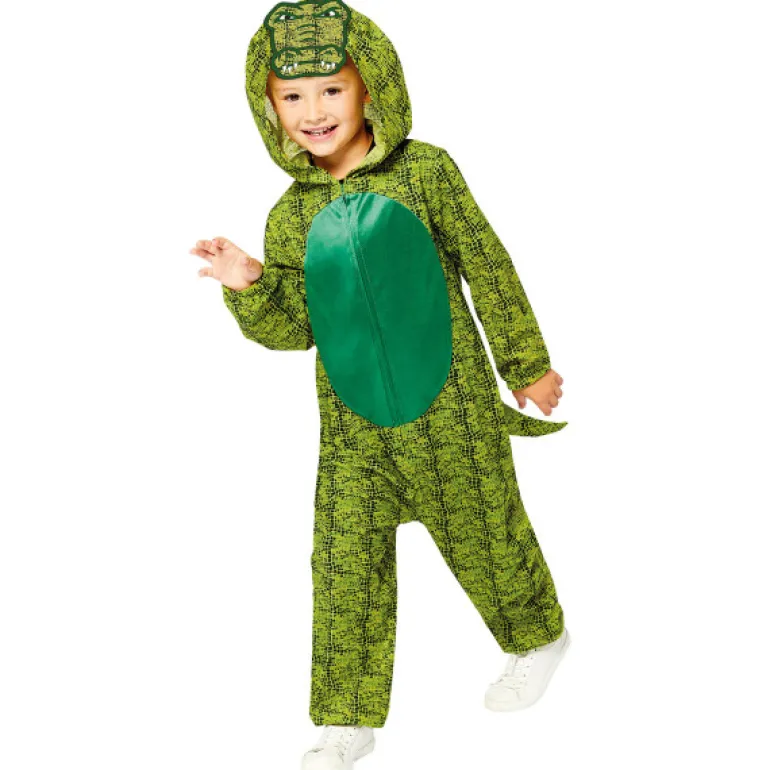 Krokodillenpak Onesie Kind - 8-10 jaar