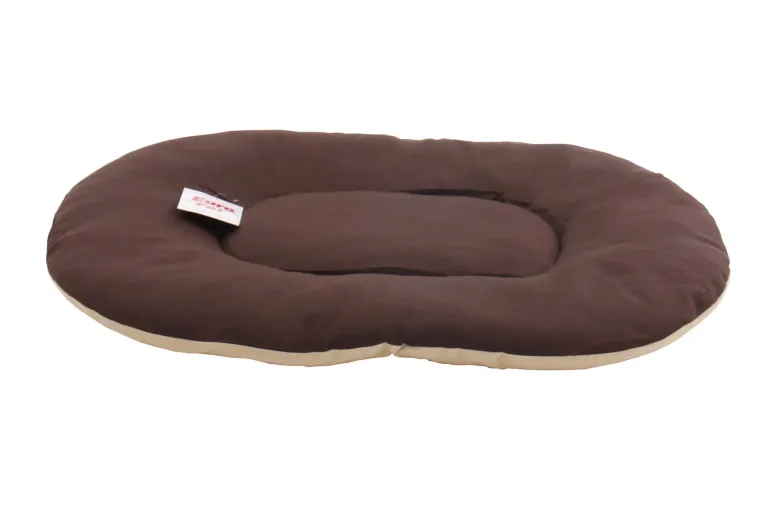 Kussen beige / bruin 70 x 50 x 8 cm