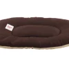 Kussen beige / bruin 90 x 60 x 9 cm
