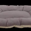 Kussen beige / grijs 70 x 50 x 8 cm