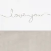 Laken 120 x 150 cm Love You Nougat Katoen