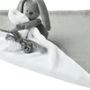Lapidou Doudou Deken Antraciet - Wit