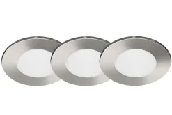 Led 3 x 4,6W satin IP 65