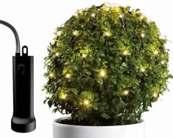 LED Durawise Buxusnetverlichting - 60 lampjes - Warm Wit