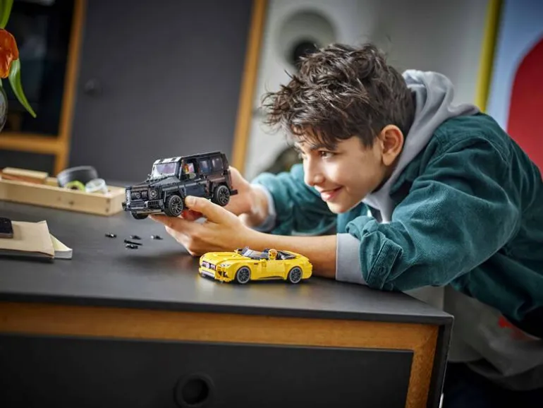 LEGO Speed Champions 76924 Mercedes-AMG G 63 en Mercedes-AMG SL 62