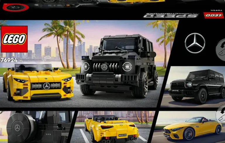 LEGO Speed Champions 76924 Mercedes-AMG G 63 en Mercedes-AMG SL 62