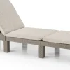 Ligbed Daytona wicker cappucino 195x64x22 cm