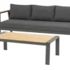 Loungeset Jovi - Aluminium - Antraciet
