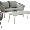 Loungeset Rope Jaimie - Aluminium - Taupe