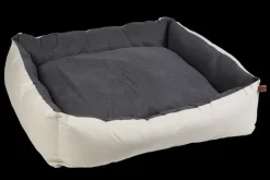 Mand Rupa beige/grijs 95x80x25 cm