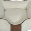 Mand wit/bruin 65x56x21cm