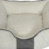 Mand wit/grijs 65x56x21cm