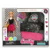 Mannequinpop + handtas zwart groot
