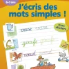 Mes premiers exercices d'écriture: des mots simples