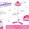 Microfoon met Standaard - Roze