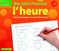 Mon cahier d'excercices l'heure