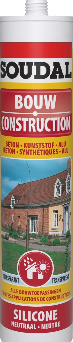 Neutrale silicone grijs 310 ml