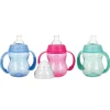 Oefenfles uit Tritan™ met tuit - brede hals - 240ml - 6m+