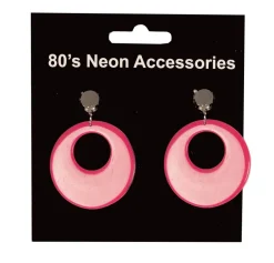 Oorringen Neon Fuchsia