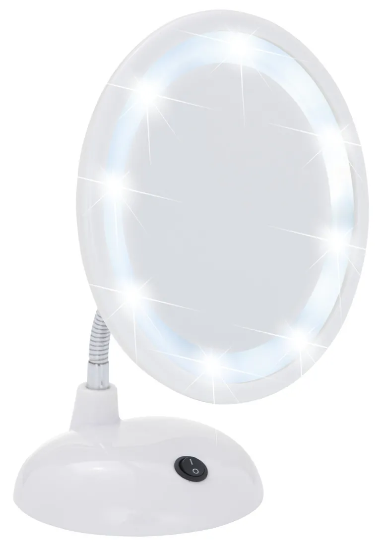 Opmaakspiegel led wit 3x