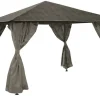 Partytent 3 x 3 m antraciet