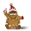 Peperkoeken kerstman met LED licht 35cm