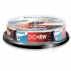 Philips DVD+RW 4,7 GB 4x spindle 10 stuks