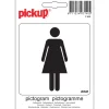 Pictogram dames 10 x 10 cm