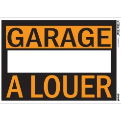 Pictogram garage à louer 23 x 33 cm