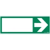 Pictogram groen met pijl 33 x 12 cm
